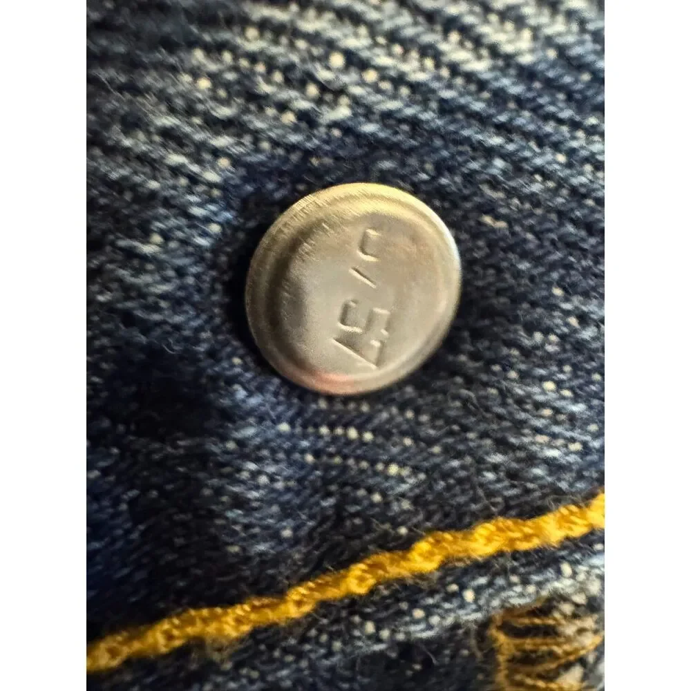Levi's 501 Original Jeans Men's 34x29 Straight Leg Button Fly Blue Denim